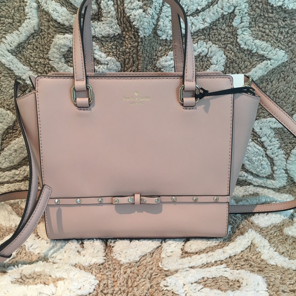 NWT KATE SPADE LAUREL WAY JEWELED HADLEE - Picture 3 of 8